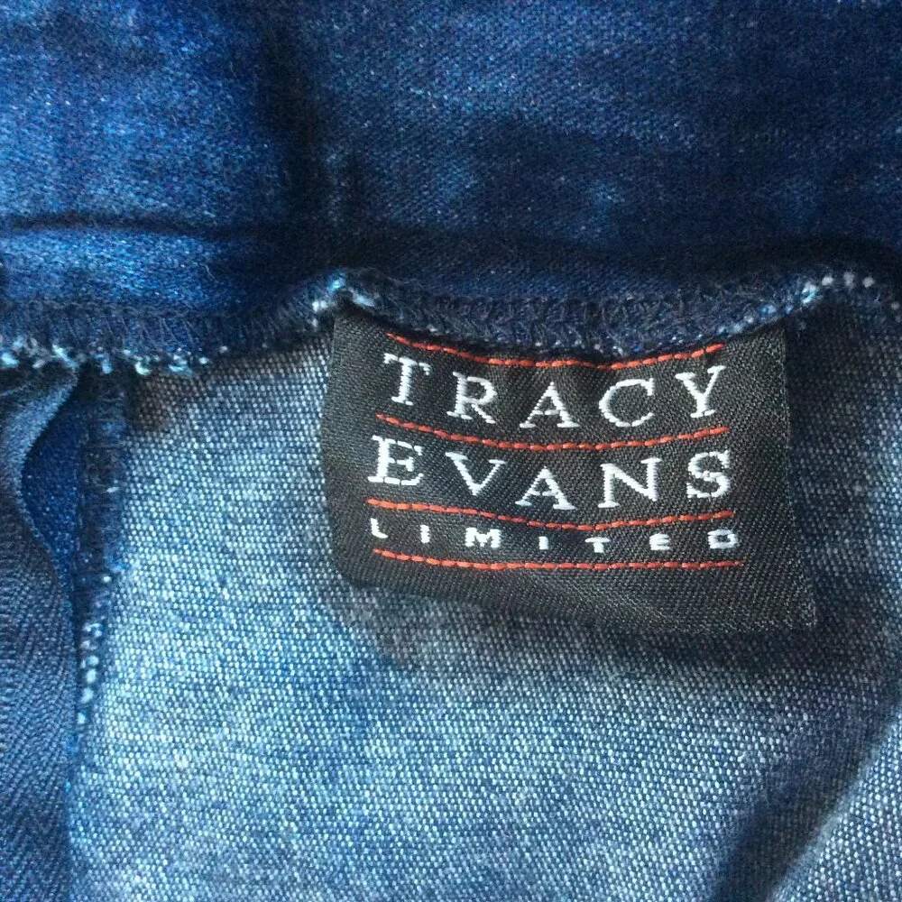Vintage Tracy Evans Limited Western Denim Maxi Skirt *Size 11 - Picture 3 of 3